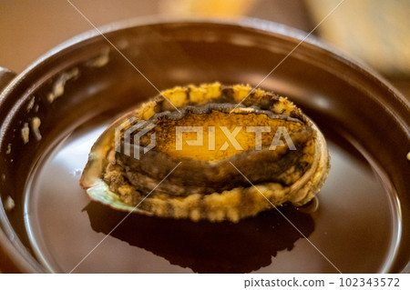 【#Japanese restaurant】Steamed abalone 【#Japanese restaurant】Steamed abalone 102343572