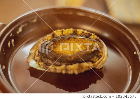 【#Japanese restaurant】Steamed abalone 【#Japanese restaurant】Steamed abalone 102343573