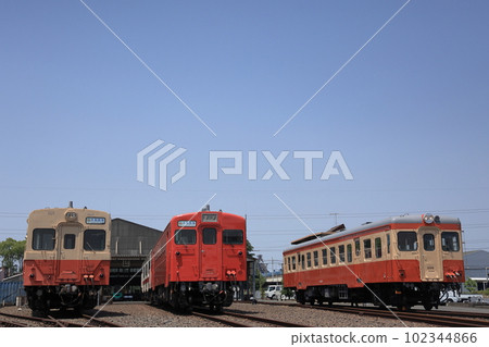 Mizushima Rinkai Railway JNR type diesel car Kiha 30 Kiha 37 Kiha 20 Mizushima Rinkai Railway JNR type diesel car Kiha 30 Kiha 37 Kiha 20 102344866