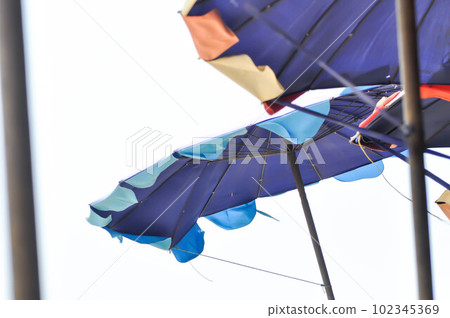 parasol, umbrella or beach umbrella and sky parasol, umbrella or beach umbrella and sky 102345369