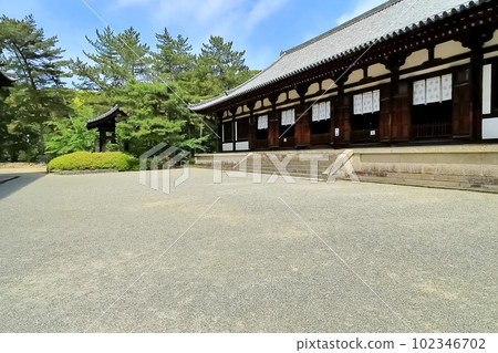 Kondo Hall of Toshodaiji Temple in Nara 102346702