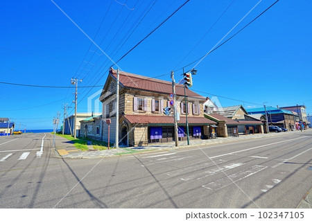 北海道增毛町故鄉歷史街“舊商屋丸一馬屋” 102347105