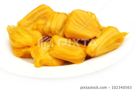 Juicy jackfruit flesh Juicy jackfruit flesh 102348563