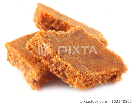 Barfi made from peanut and coconut Barfi made from peanut and coconut 102348595