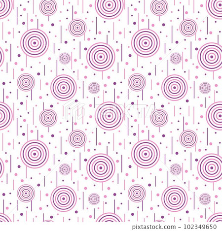 Seamless pattern with circles and stripes. 102349650