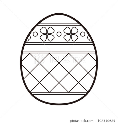 Easter Egg coloring page 102350685