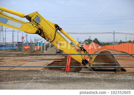 Excavator car image 102352605