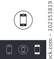 Smartphone Flat Icons 102353819