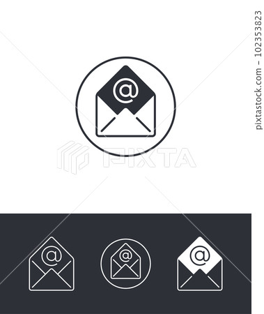 Email and Message Icons 102353823