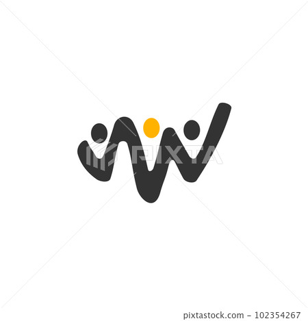 association logo template. Icon Illustration Brand Identity. Isolated and flat illustration. Vector graphic 102354267