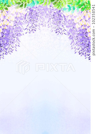 具有深度垂直方向的紫藤花背景材料 102358541