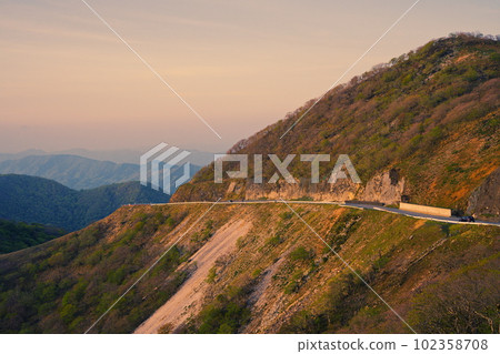 伊吹山車道風景 伊吹山車道風景 102358708