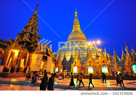 Myanmar Yangon Shwedagoon Paya Myanmar Yangon Shwedagoon Paya 102359806