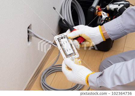 Electrical work (outlet work) 102364736