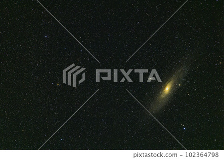 Autumn Starry Sky Andromeda Galaxy 102364798
