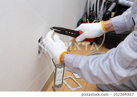 Electrical construction work Electrical construction work 102364987