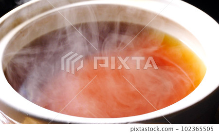 soup in a pot 102365505