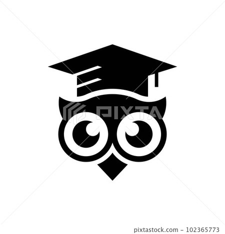 Owl education logo images illustration Owl education logo images illustration 102365773