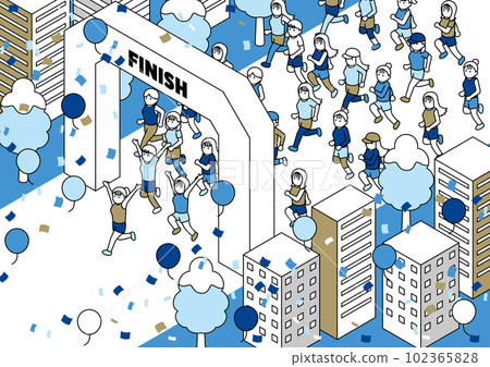 等量馬拉松婦女冬天目標 102365828