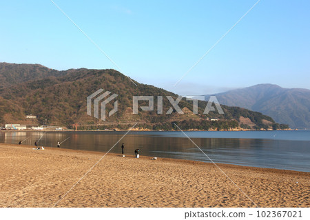 Kehi no Matsubara, Tsuruga Bay, Matsubayashi, Matsubara Beach, Fukui Prefecture, Tsuruga City, Tsuruga Bay, Kehi no Matsubara Beach, Beach, Fishing Area 102367021