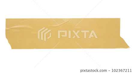 Brown adhesive tape isolated on white background 102367211