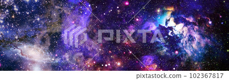 night sky and stars. Panorama view universe space shot of milky way galaxy with stars on a night sky background. Elements of this Image Furnished by NASA night sky and stars. Panorama view universe space shot of milky way galaxy with stars on a night sky background. Elements of this Image Furnished by NASA 102367817