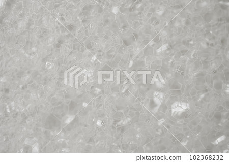 Abstract white soap foam texture background close up 102368232