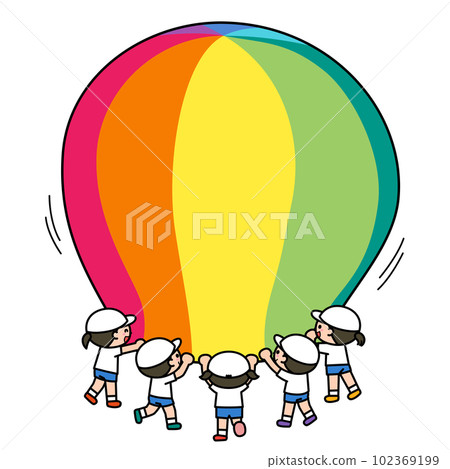 Sports day paraballoon rocket 102369199