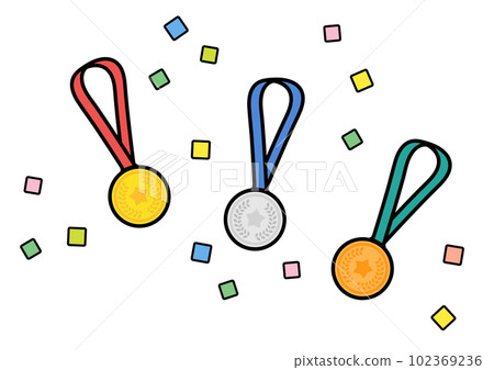 Gold medals, silver medals, bronze medals Gold medals, silver medals, bronze medals 102369236