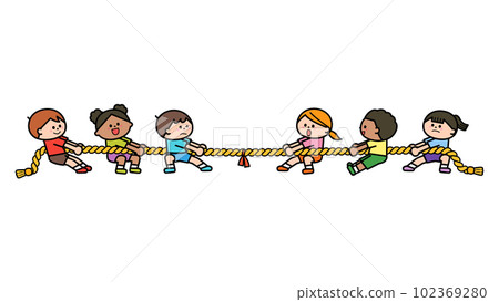 運動會比賽拔河比賽 102369280