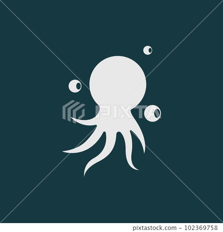 Octopus symbol vector icon illustration Octopus symbol vector icon illustration 102369758