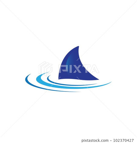 Shark symbol vector icon illustration Shark symbol vector icon illustration 102370427