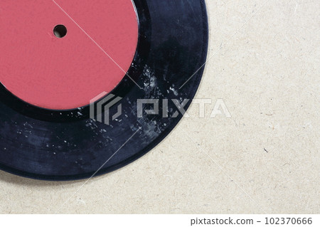 Old records stained with mold and scratches Old records stained with mold and scratches 102370666