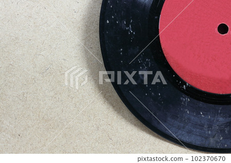 Old records stained with mold and scratches Old records stained with mold and scratches 102370670