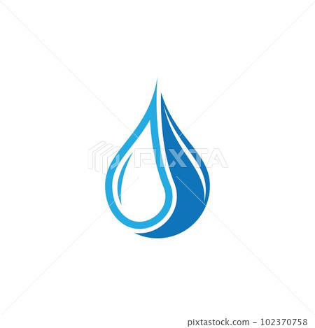Water drop vector icon Water drop vector icon 102370758