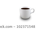Coffee on white background. Clipping path 102371548