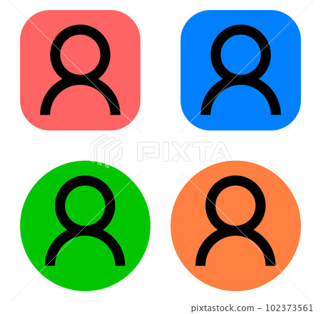 Icon representing a silhouette of a person Icon representing a silhouette of a person 102373561