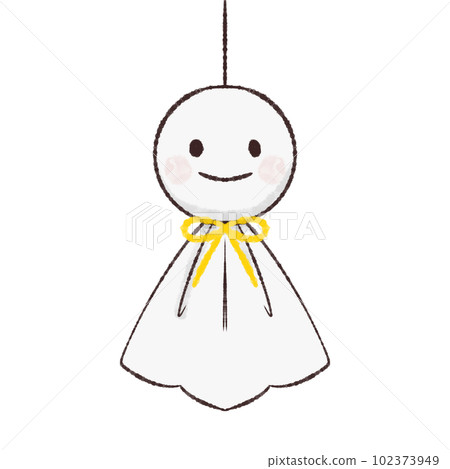 Illustration material of teru teru bozu Illustration material of teru teru bozu 102373949