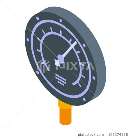 Manometer icon. Isometric of manometer vector icon for web design isolated on white background 102374558