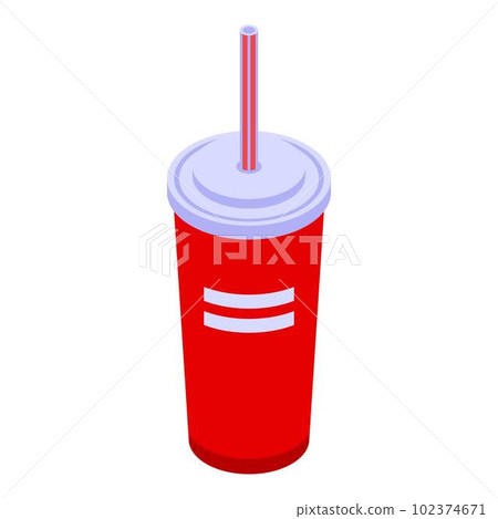 Soda icon. Soda vector illustration. Soda isolated background