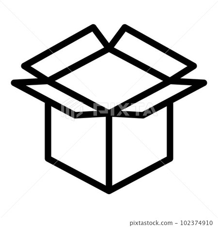 Post parcel icon. Outline post parcel vector icon for web design isolated on white background 102374910