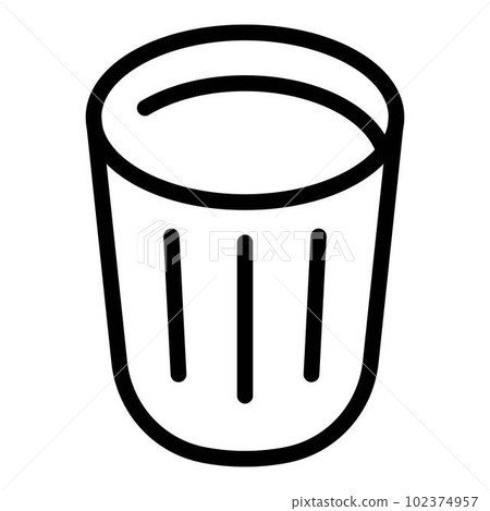 Flavor mug icon. Outline flavor mug vector icon for web design isolated on white background 102374957