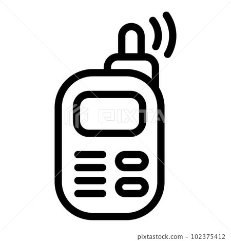 Baby monitor control icon. Outline baby monitor control vector icon for web design isolated on white background Baby monitor control icon. Outline baby monitor control vector icon for web design isolated on white background 102375412