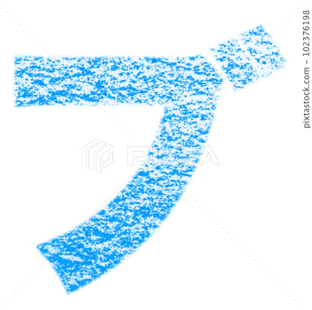 Katakana "B" drawn with crayons Blue background White with path Other colors / List ants Katakana "B" drawn with crayons Blue background White with path Other colors / List ants 102376198