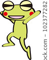 frog jumping 102377282