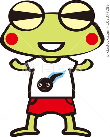 frog in clothes frog in clothes 102377289