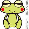 sitting frog 102377308