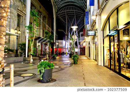 [香川縣]高松中央商店街的夜晚 102377509