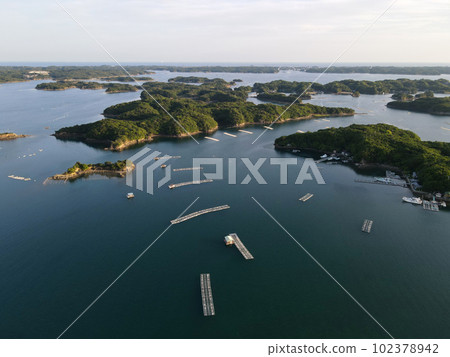 【絕景】從空中看到的英虞灣、伊勢志摩 【絕景】從空中看到的英虞灣、伊勢志摩 102378942