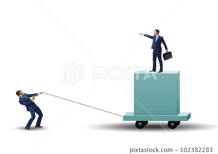 Concept of bossy autocratoc leadership 102382283